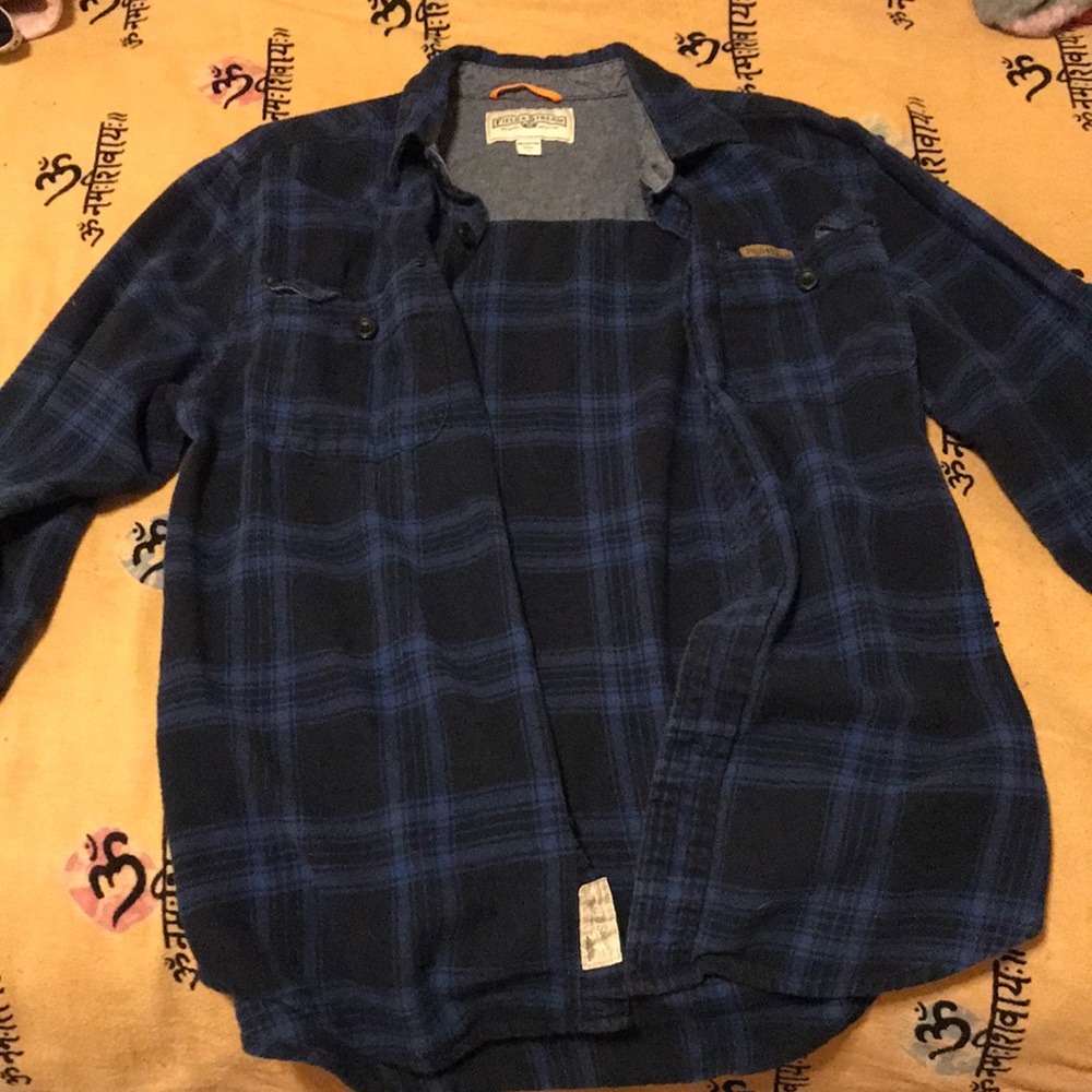 Field and stream blue flannel